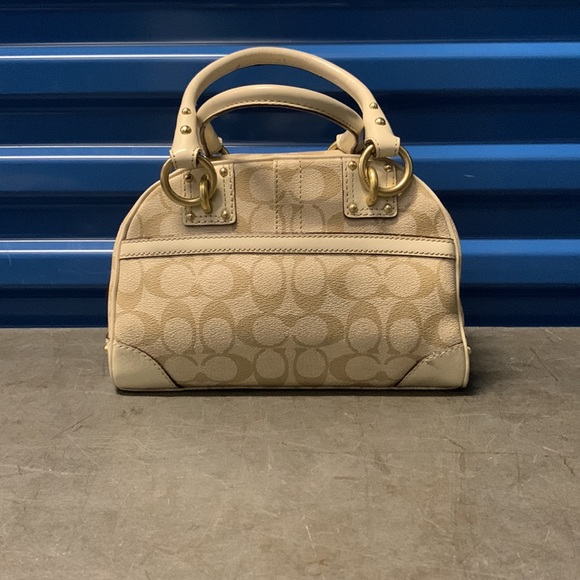 *RARE* Coach Heritage Stripe Satchel - Picture 3 of 11